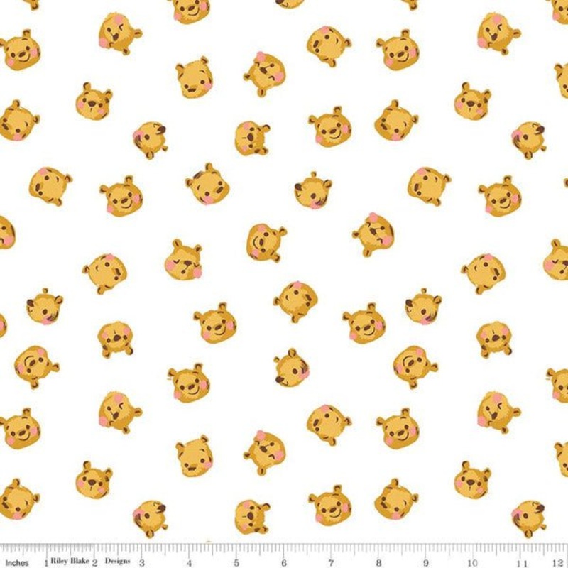 100 Aker Woods: Pooh in White Yardage
