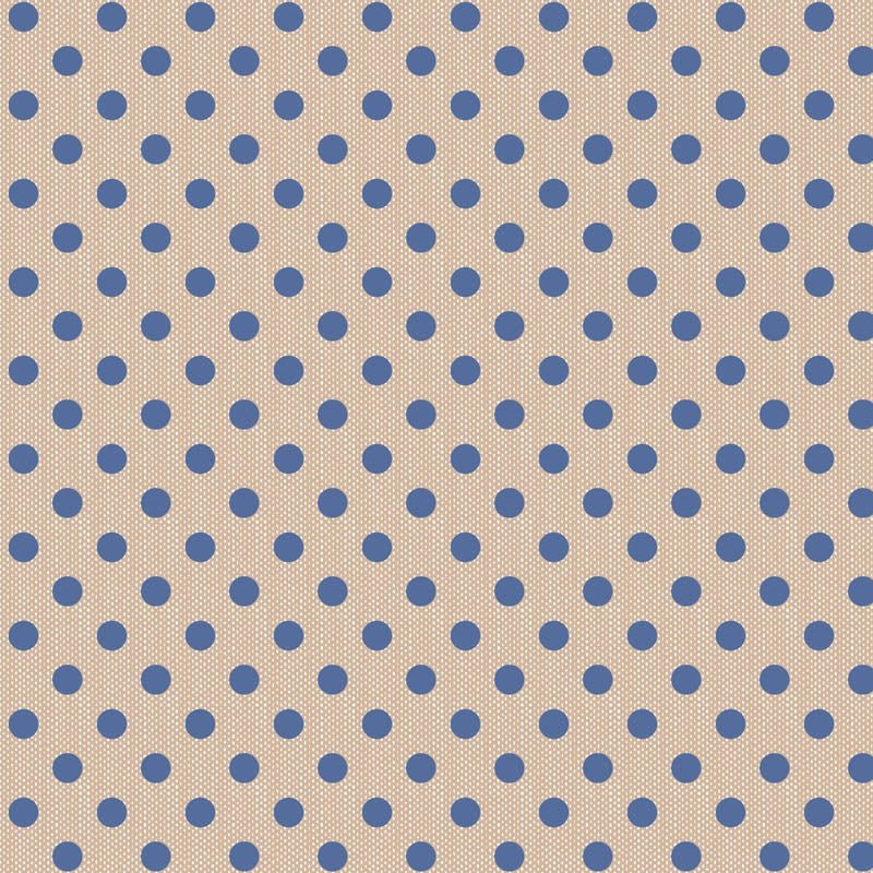 Tilda: Summer – Polkadot in Blue Yardage