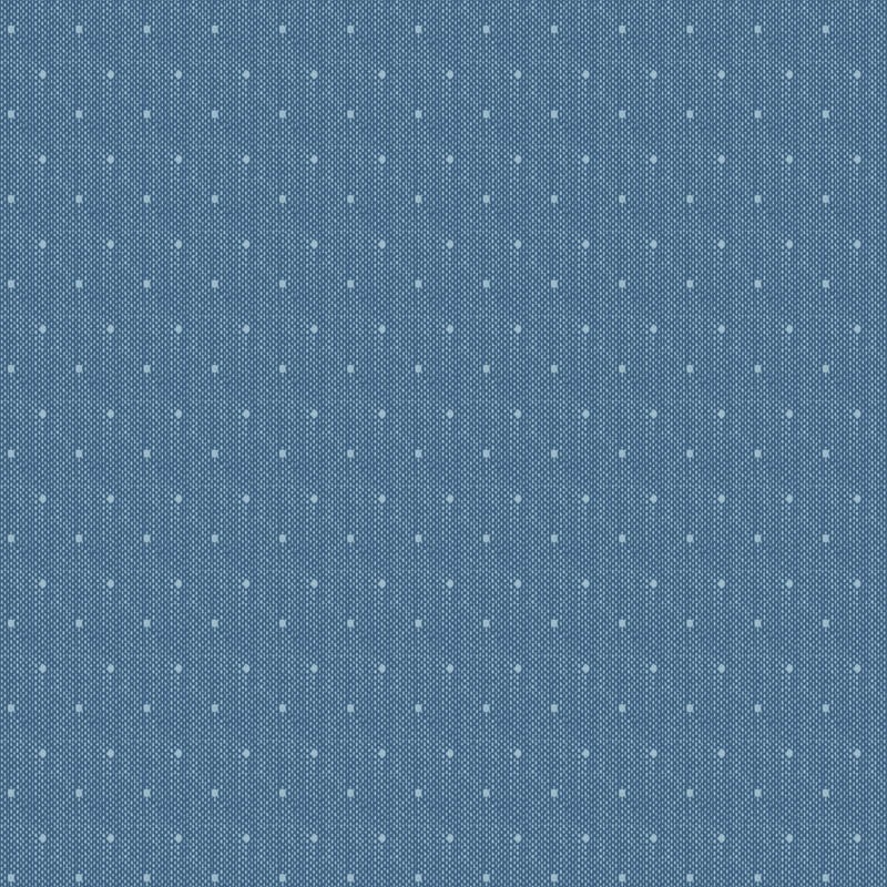 Tilda: Summer – Tinydot Blue Yardage