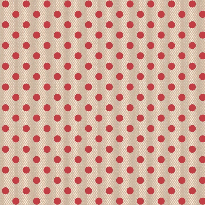 Tilda: Winter – Polkadot in Red Yardage