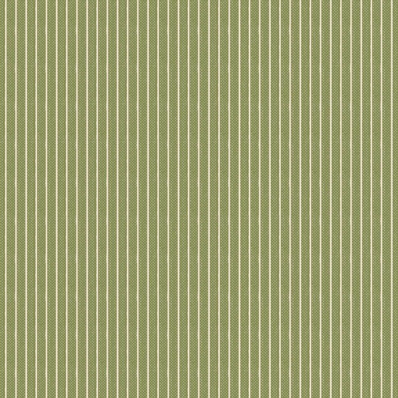 Tilda: Winter – Stripe in Green Yardage