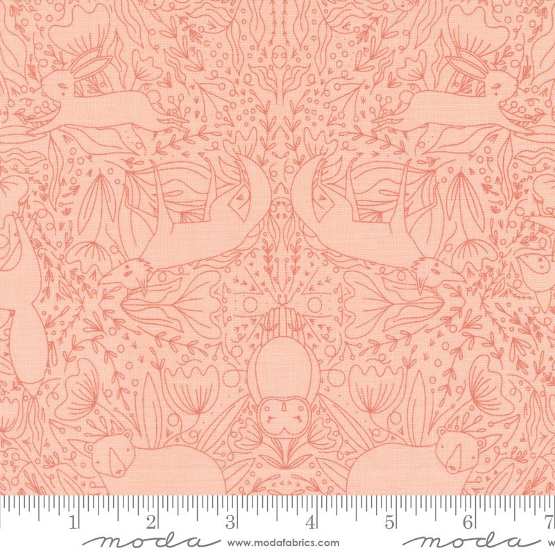 Woodland Wonder: Frolic in Blush Yardage