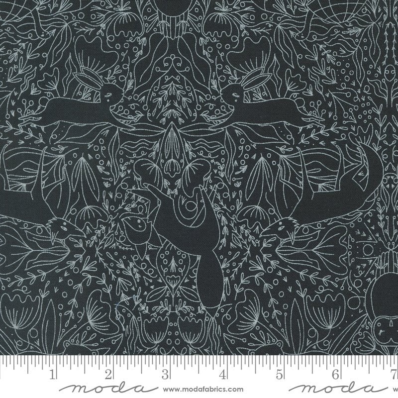 Woodland Wonder: Frolic in Midnight Yardage
