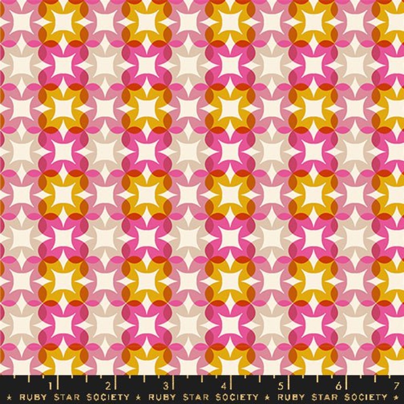 Woodland Park: Flower Plaid in Raspberry Yardage