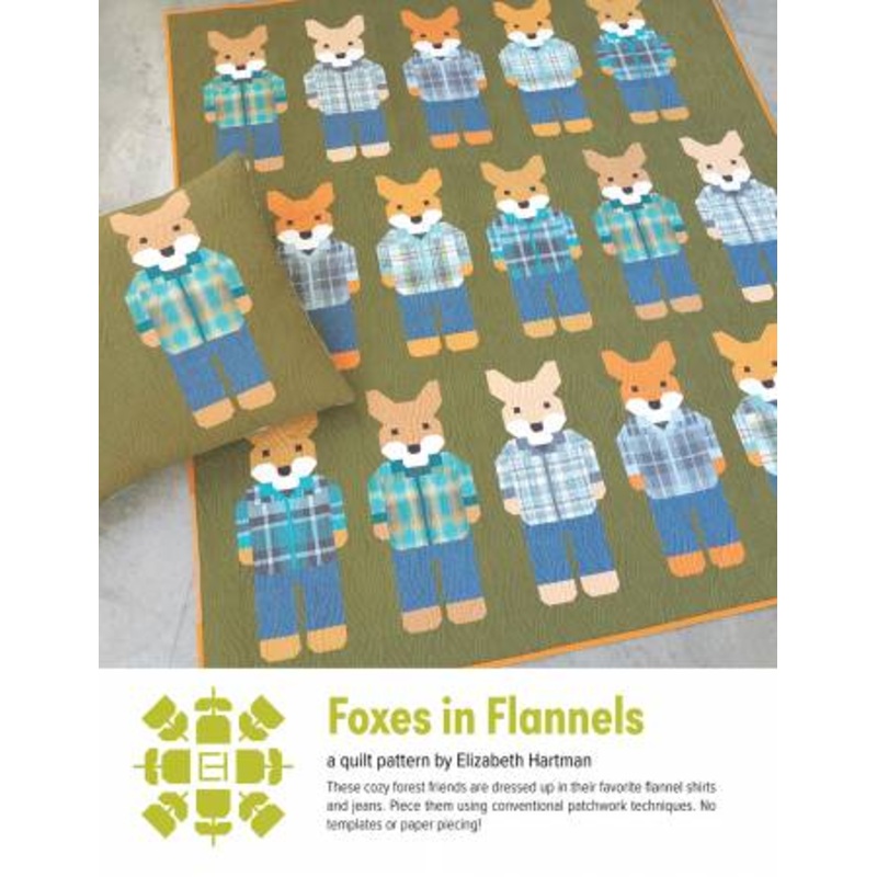 Foxes in Flannels Pattern