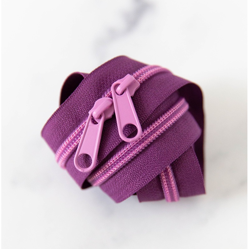 Wholesale Plum Zipper – 2 pack