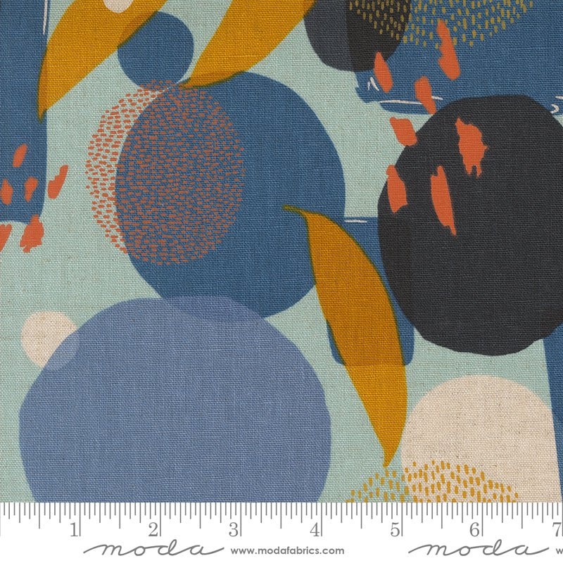 Urban Whisper Canvas: Mingle in Sky Yardage