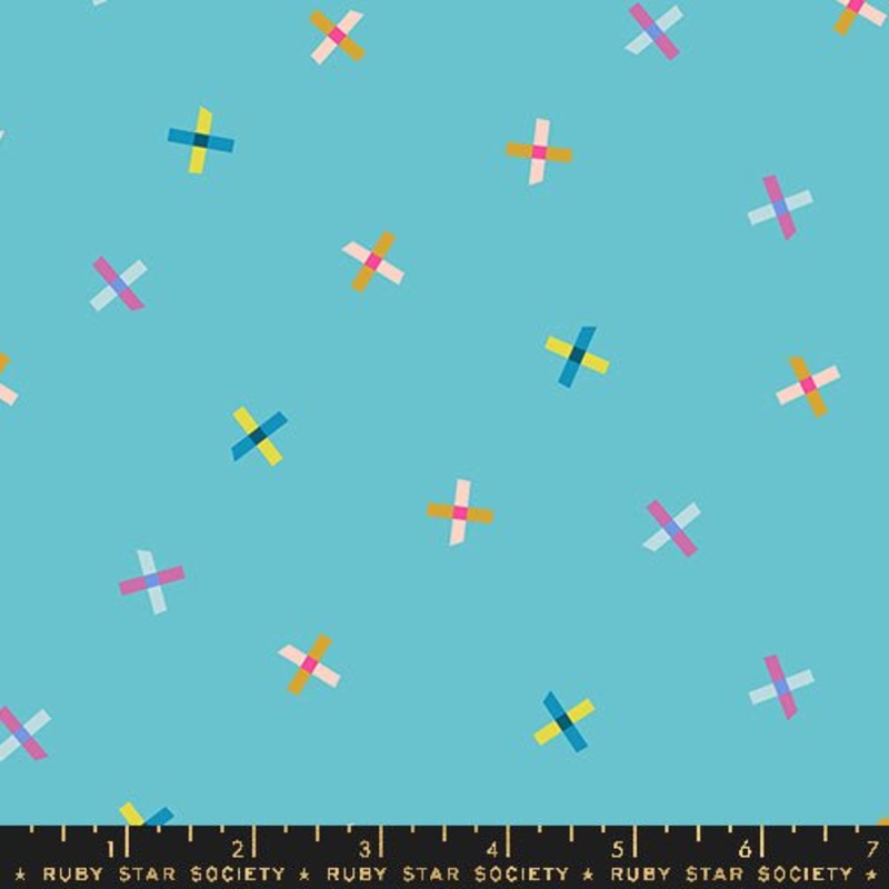 Washi Plus: Plus Points in Turquoise Yardage