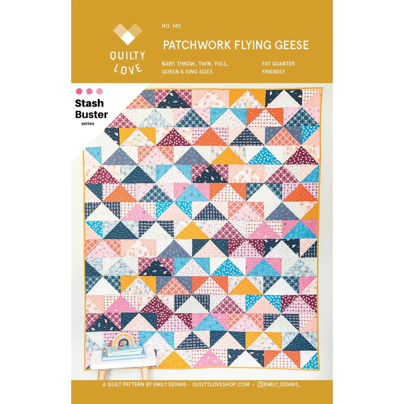 Patchwork Flying Geese by Emily Dennis
