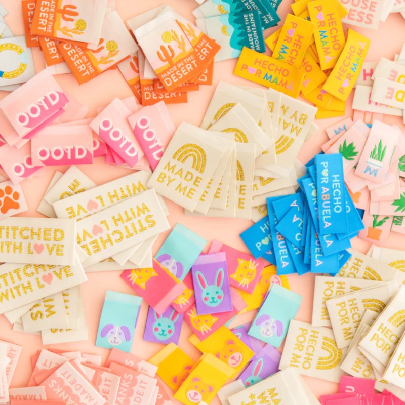 Woven Labels by Sarah Heart Made During Naptime