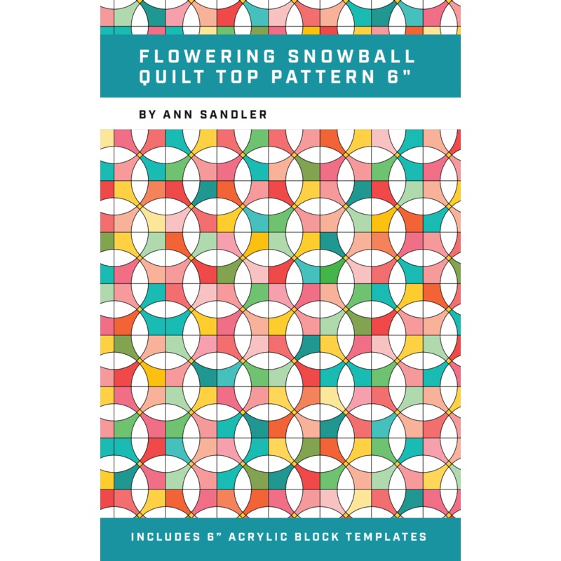 Wholesale  6″ Flowering Snowball Quilt Pattern & Rulers