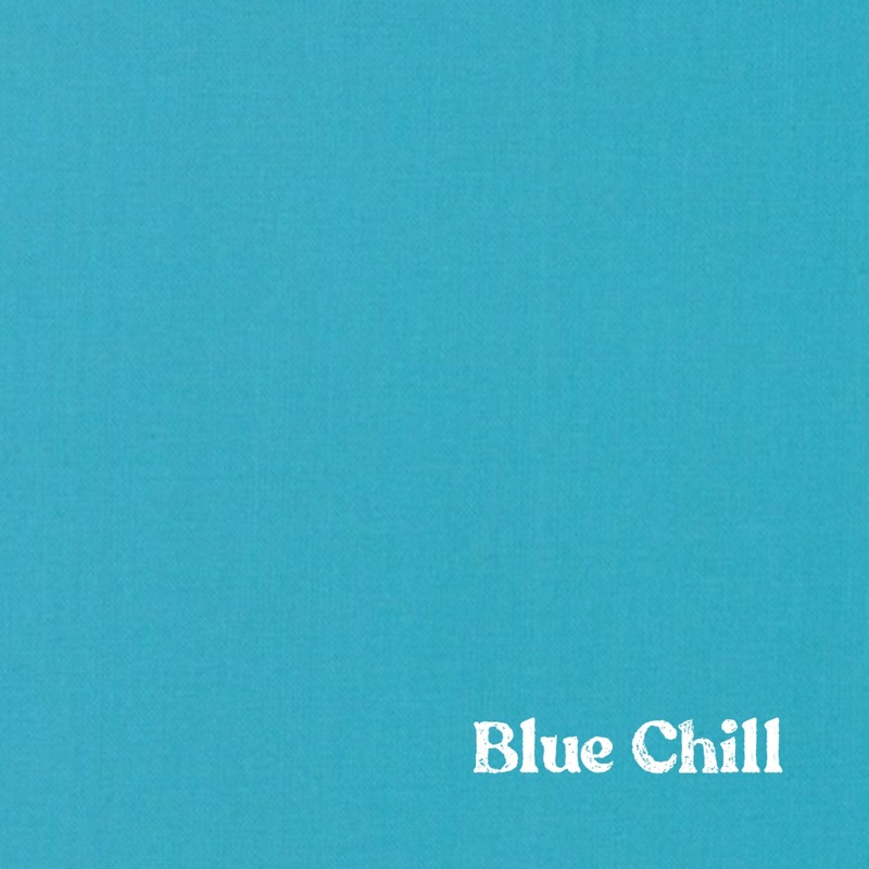 1″ Solid Webbing: Blue Chill