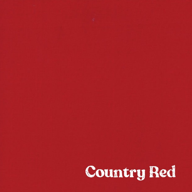 1″ Solid Webbing: Country Red