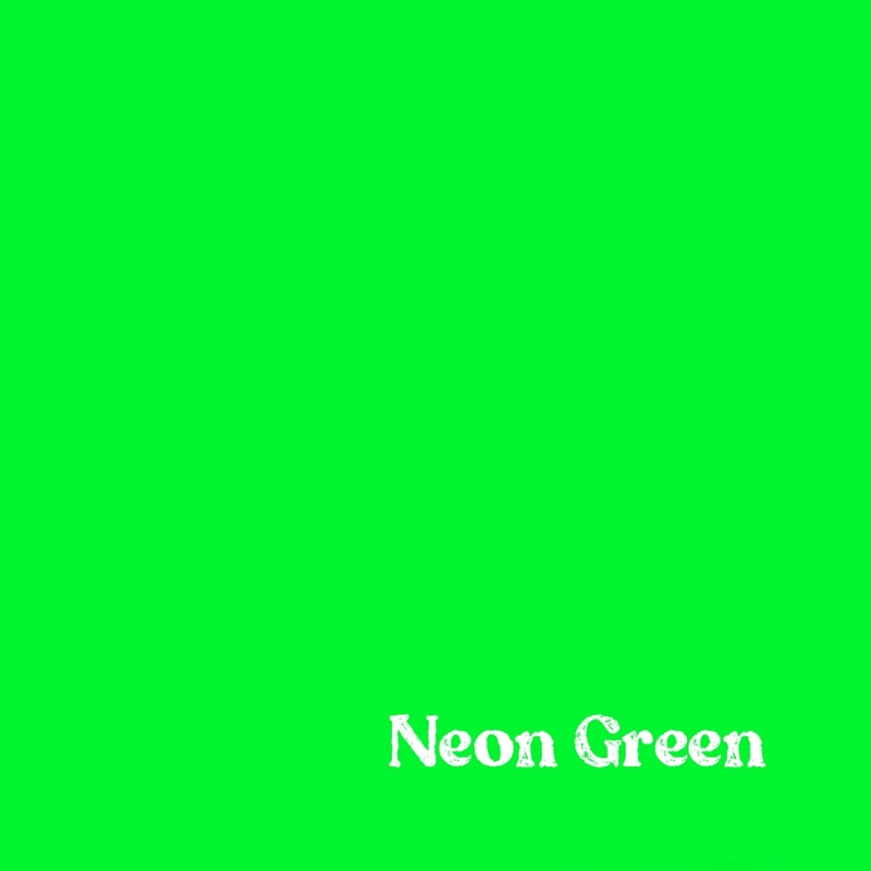 1″ Solid Webbing: Neon Green