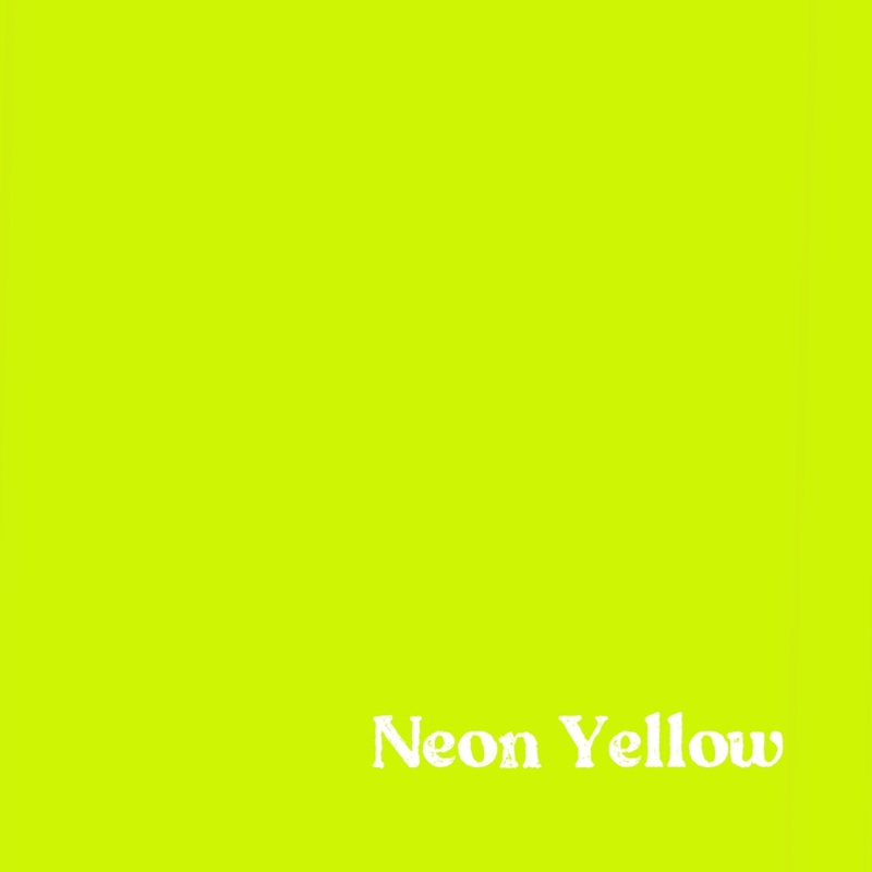 1″ Solid Webbing: Neon Yellow