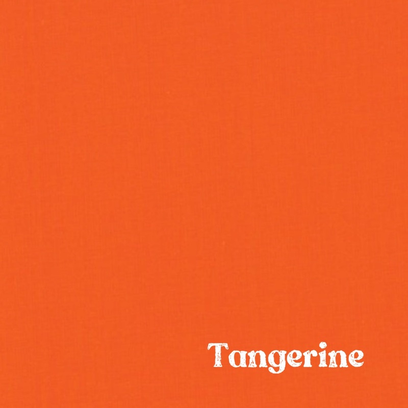 1″ Solid Webbing: Tangerine