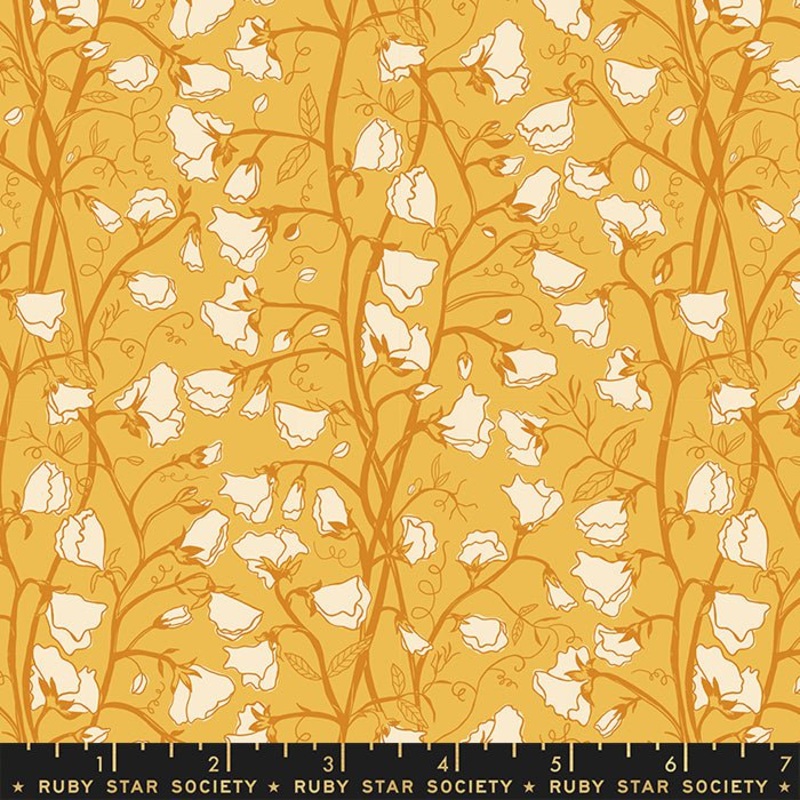 Verbena: Sweet Peas in Butter **ALMOST GONE** Fat Quarter