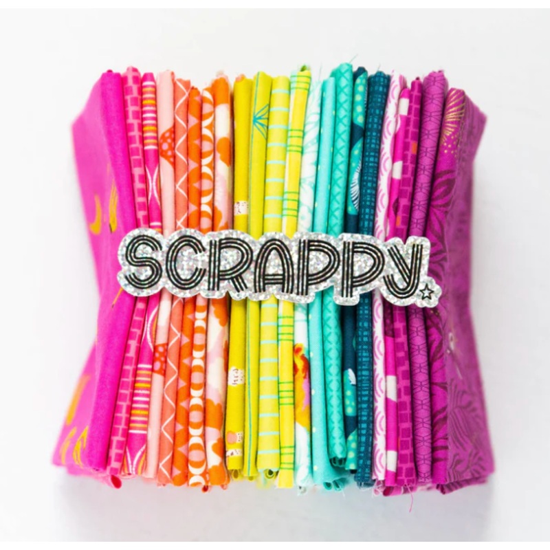 Vinyl Sticker: Glitter Scrappy