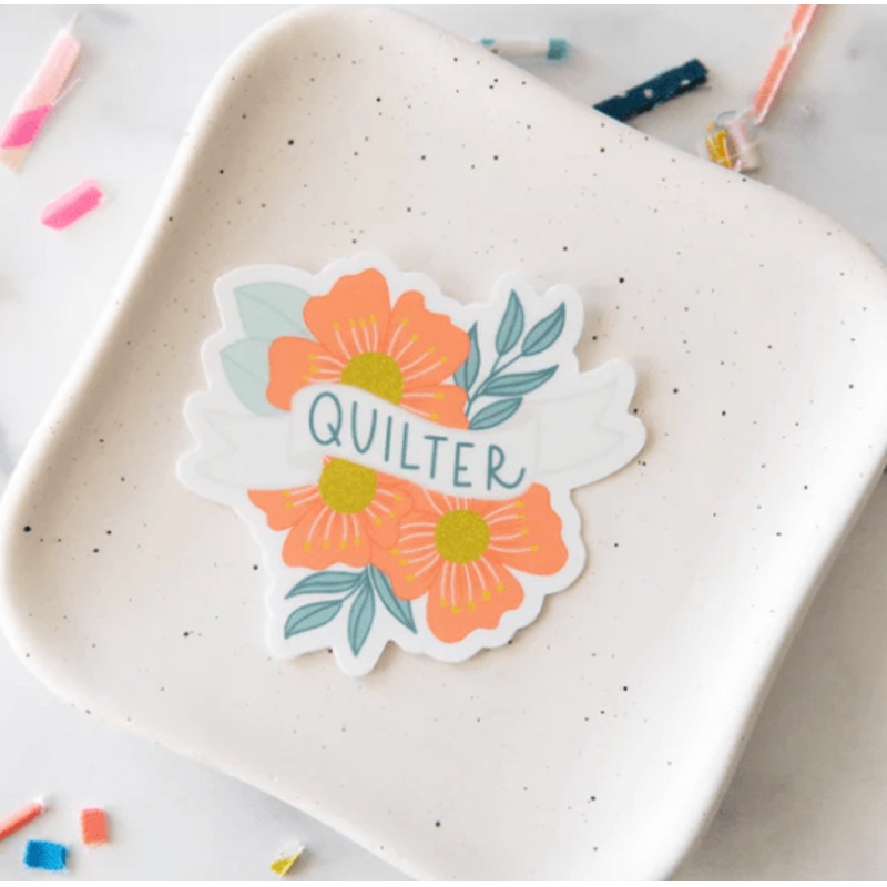 Vinyl Sticker: Needle & Ink – Quilter