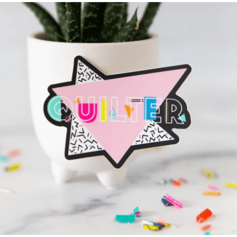 Vinyl Sticker: Rad Quilter