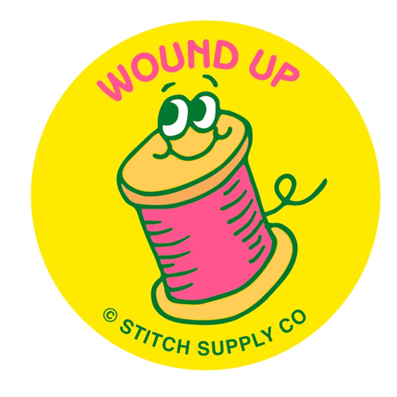 Vinyl Sticker: Wound Up
