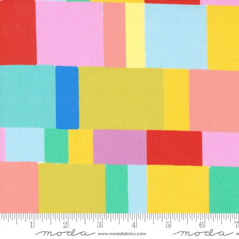Whatever the Weather: Color Blocks in Rainbow Yardage