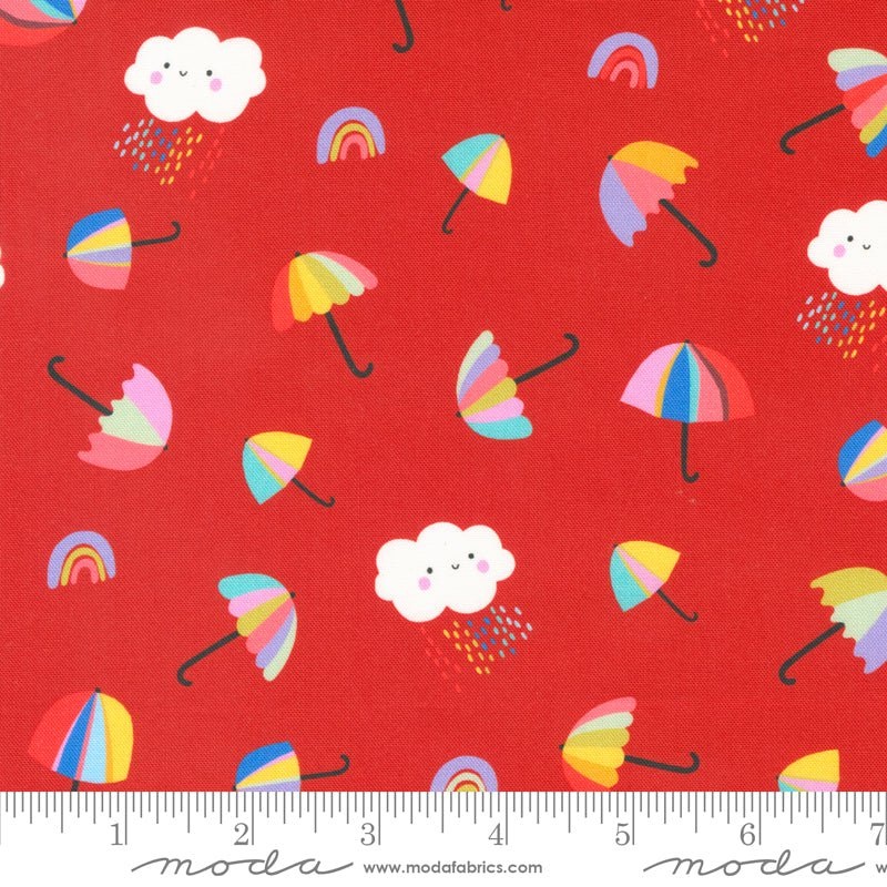 Whatever the Weather: Umbrellas in Rose Yardage