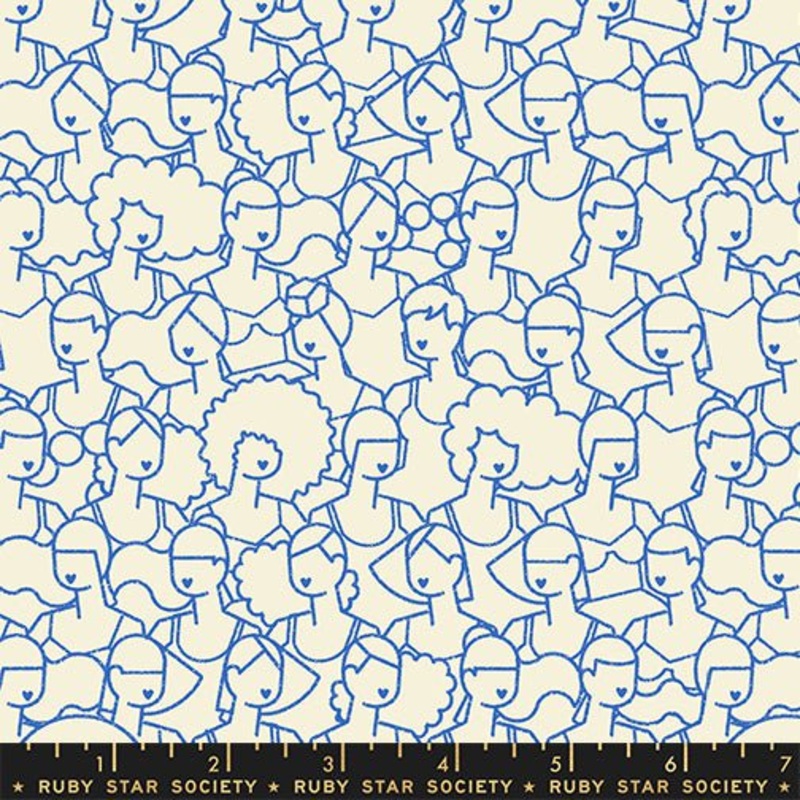 Water: Swim Parade in Royal Blue Yardage