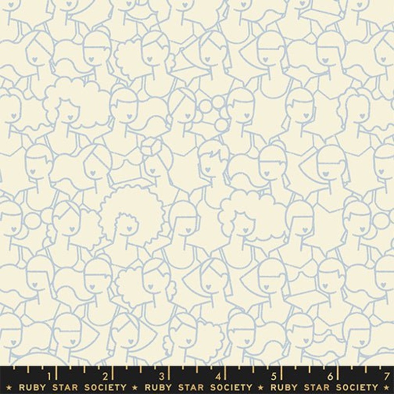 Water: Swim Parade in Water Blue Yardage