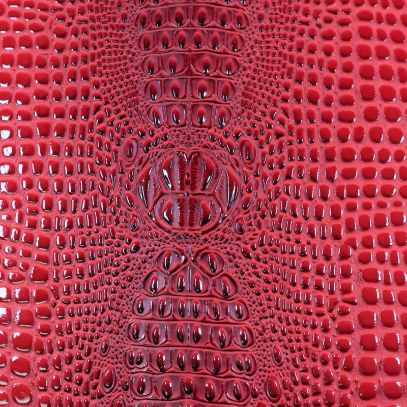 Precut Vinyl – Keys Gator  3-D Embossed – Dragon Red KG-117 18″x27″