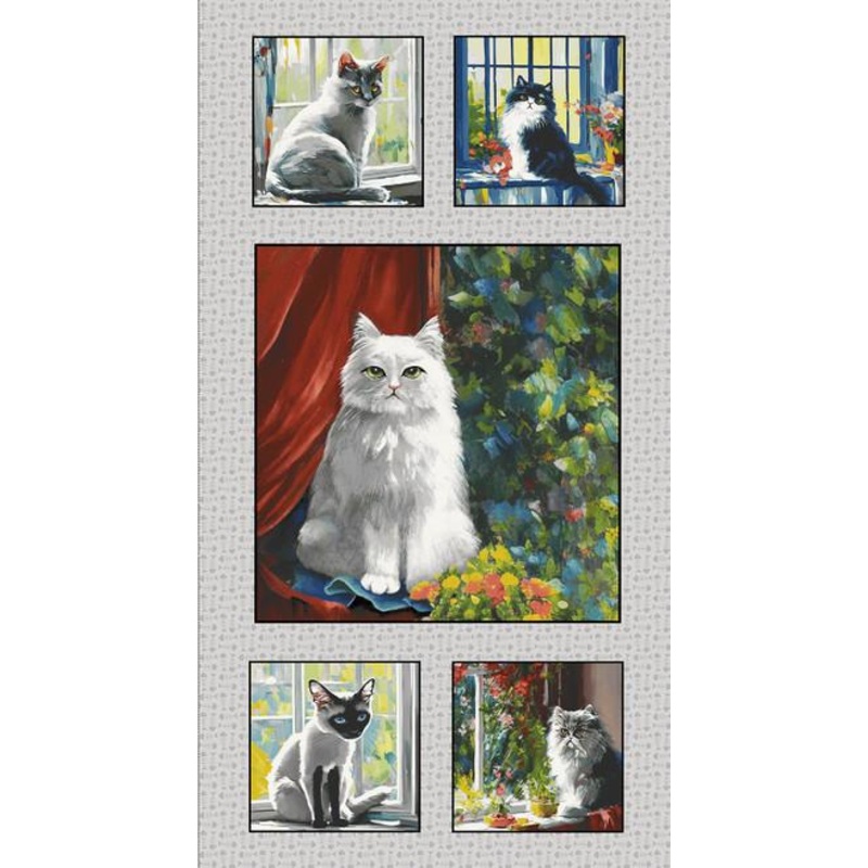 Catsup-24″ Panel Gray/Multi 1935P-19