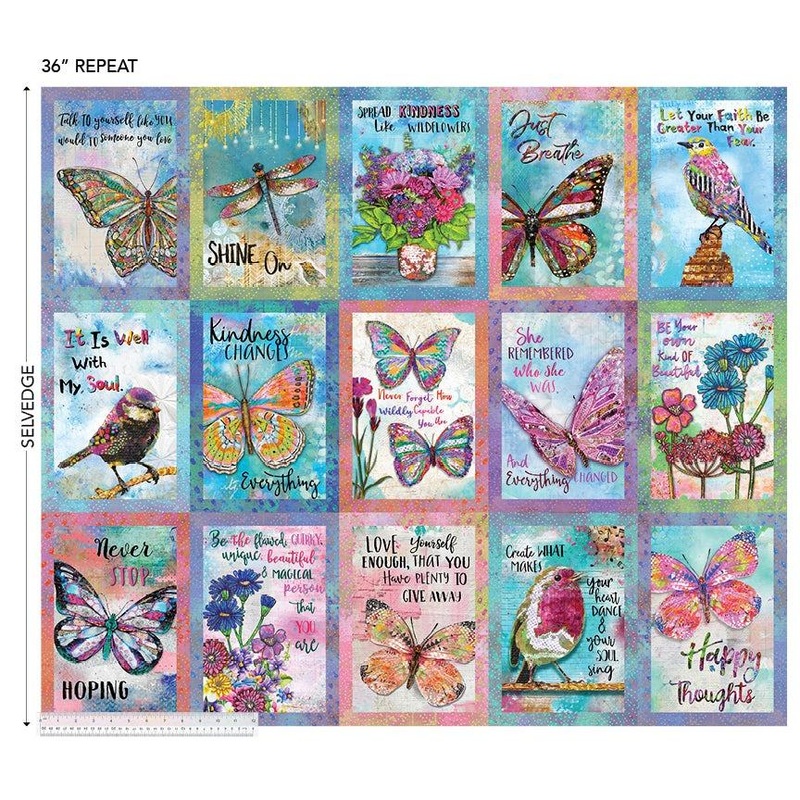 Shine On-36″ Spread Kindness Panel Multi 54840D-1
