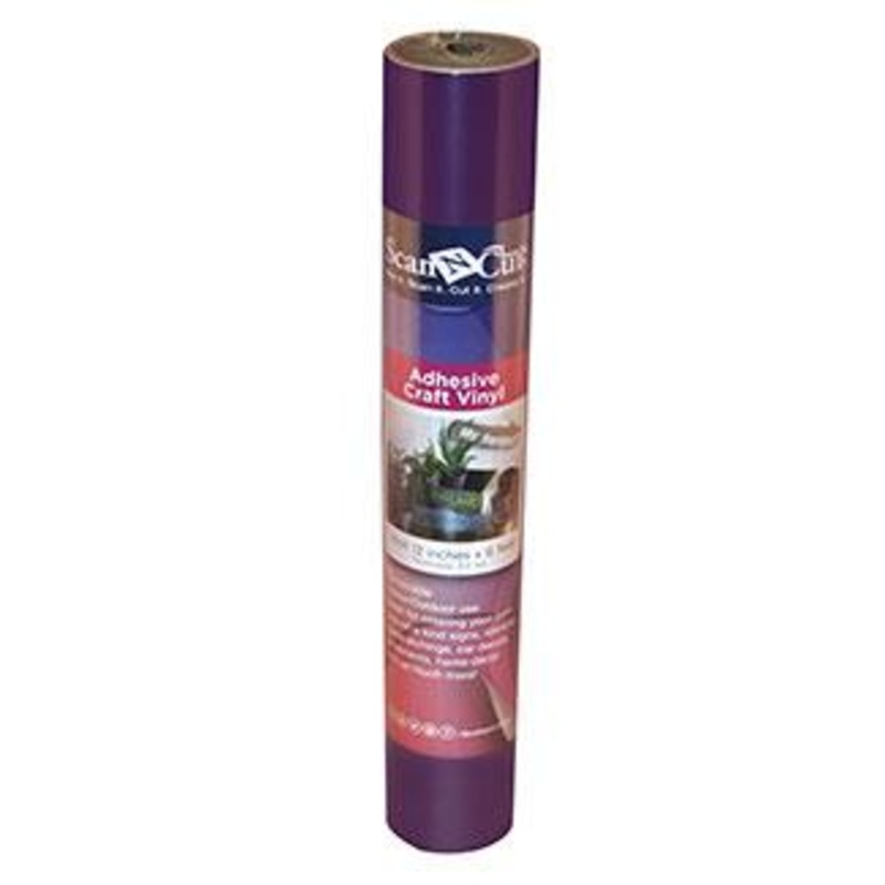12″x6 ft – Adhesive Craft Vinyl – PLUM