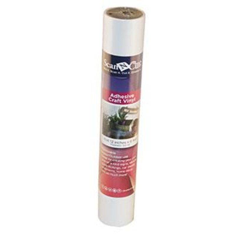 12″x6 ft – Adhesive Craft Vinyl – WHITE