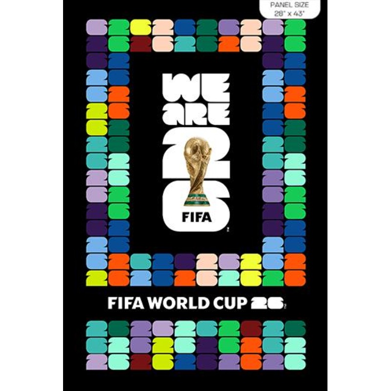 FIFA-29″ FIFA Panel Black/Multi FIFA108-99