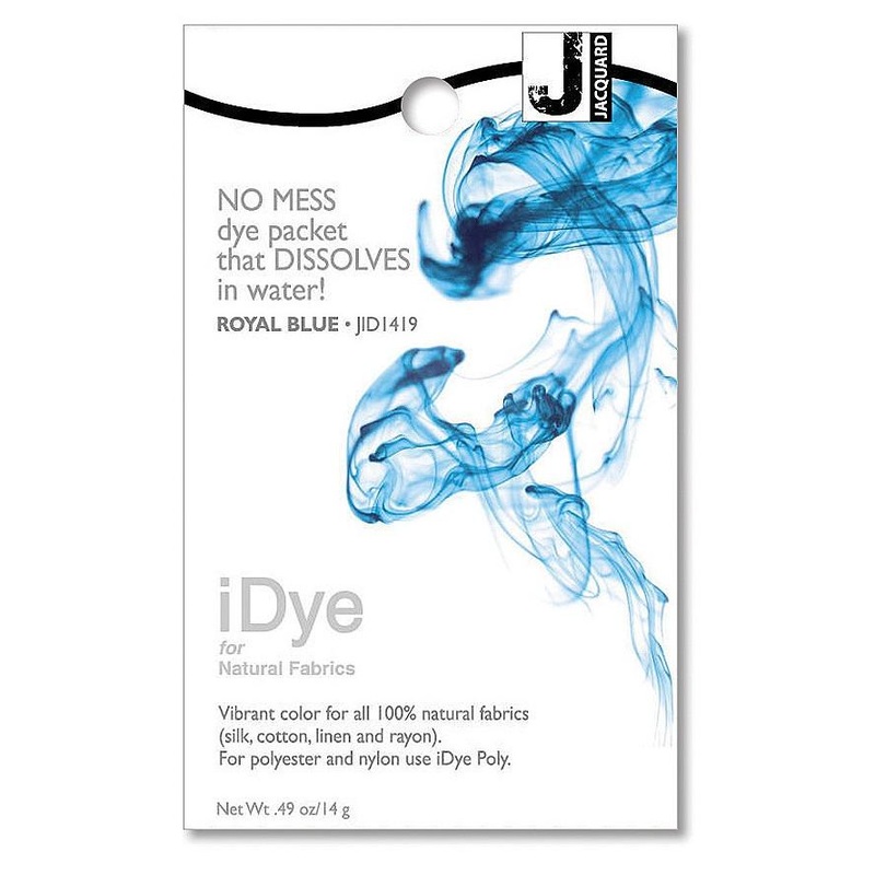 iDye 14g pkg Natural – Royal Blue Fabric Dye
