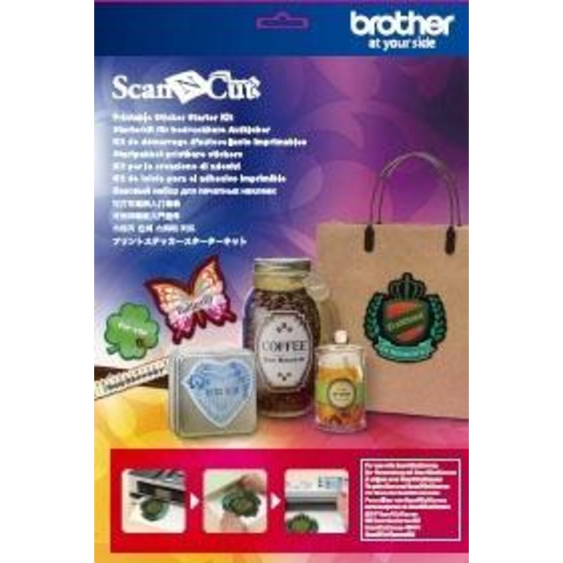Scan-N-Cut Printable StickerStarter Kit CAPSKIT1
