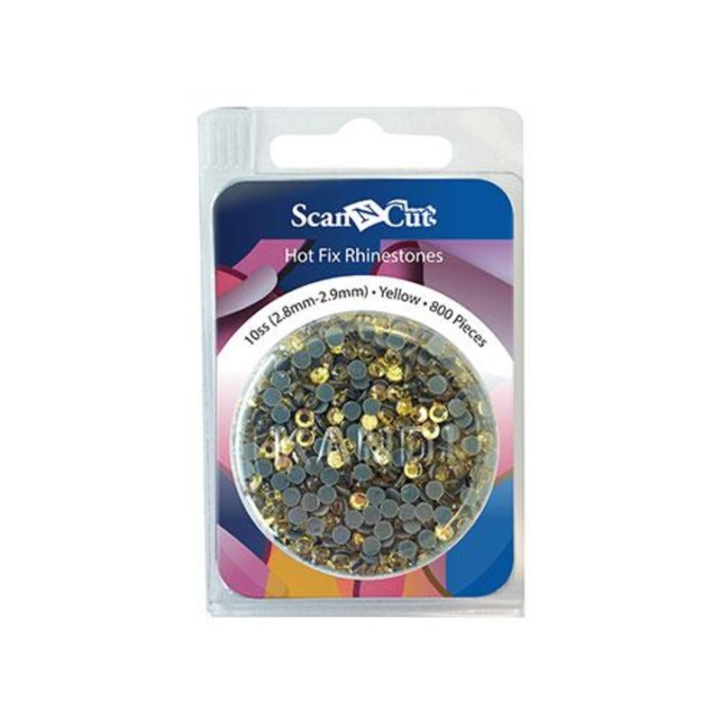 Scan-N-Cut Yellow Rhinestones10SS Refill Pack CARS10Y