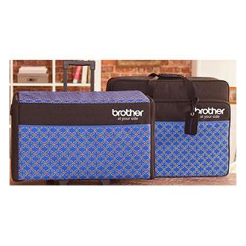 Brother Luggage XV SeriesBlue Quatrefoil