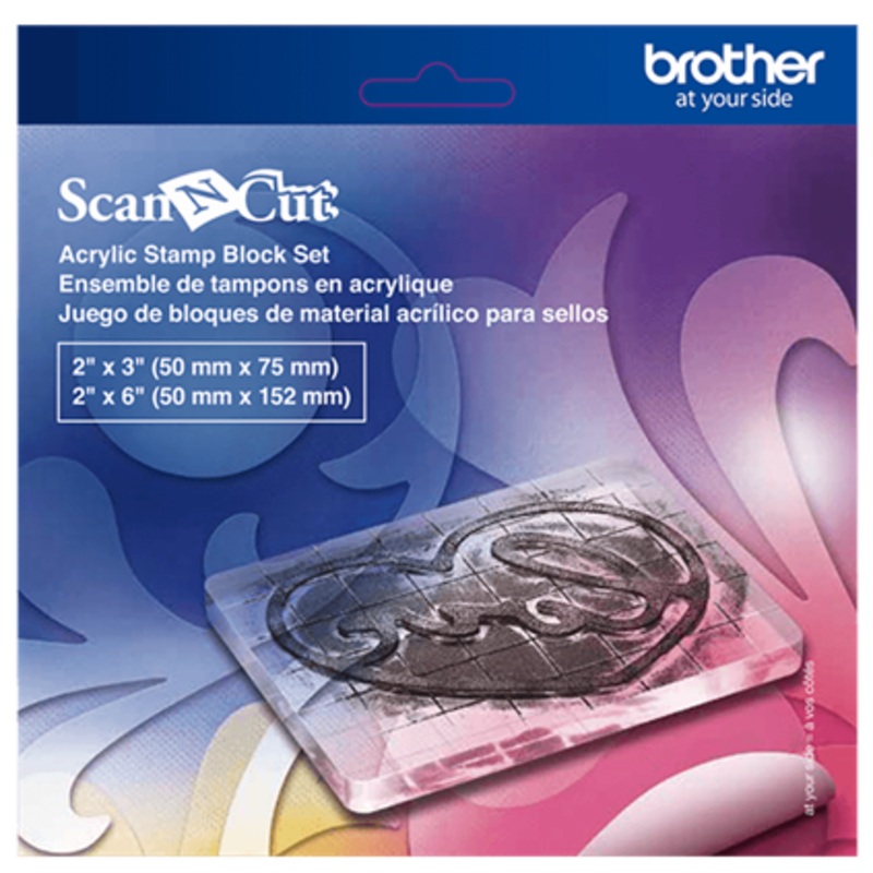 Scan-N-Cut Acrylic Stamp Block Set CASTPBLS1