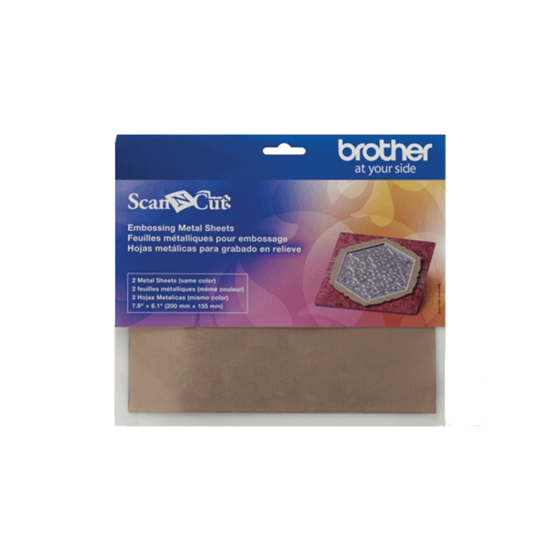 Scan N Cut Brass Metal Sheet CAEBSBMS1