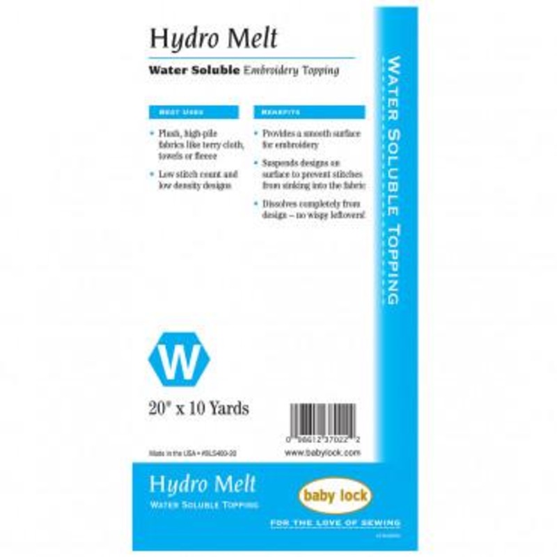 Baby Lock Hydro Melt Water Soluble Topping 20″ – BLS400-20