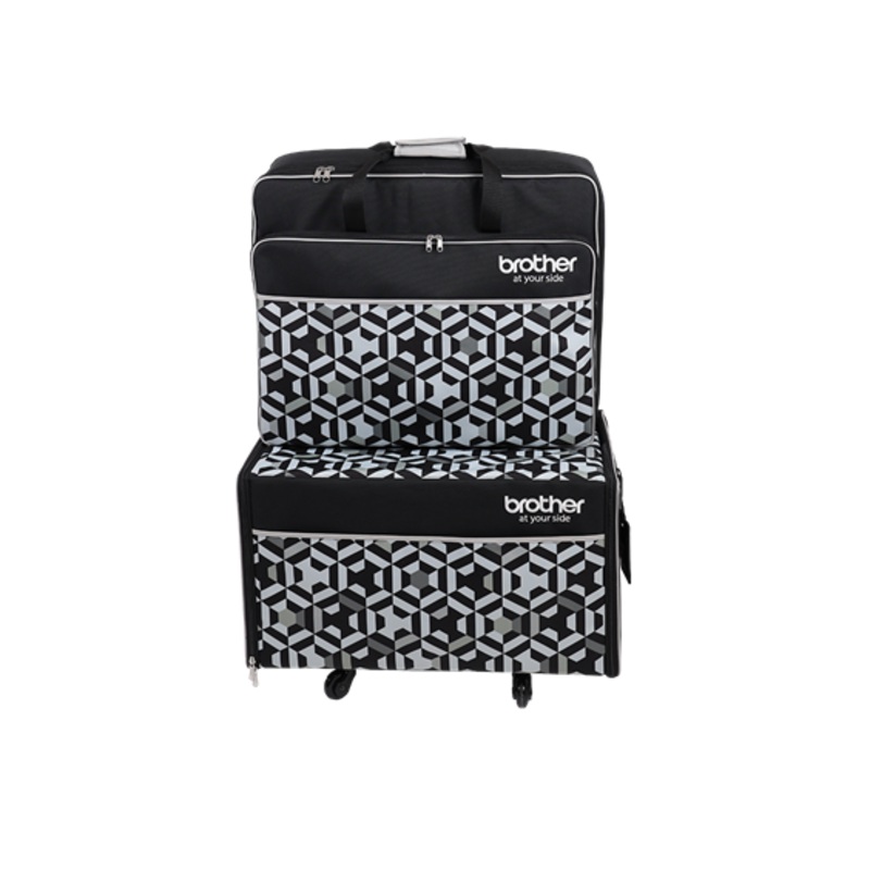 Brother Luggage XJ Black/White Diamond Print SASEBXJ