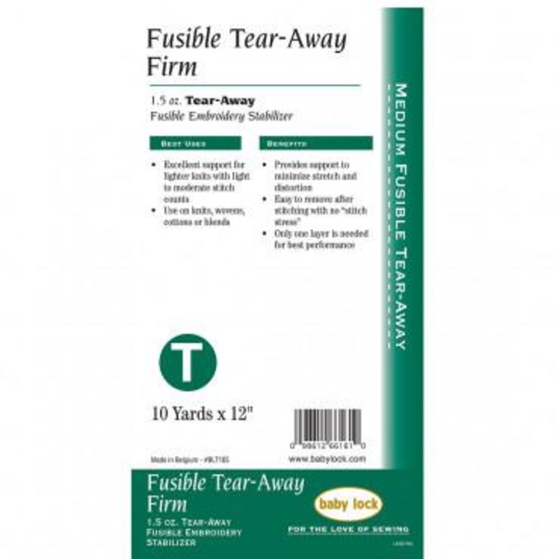Fusible Tear-Away Firm Stabilizer – 1.5oz White – BLT105