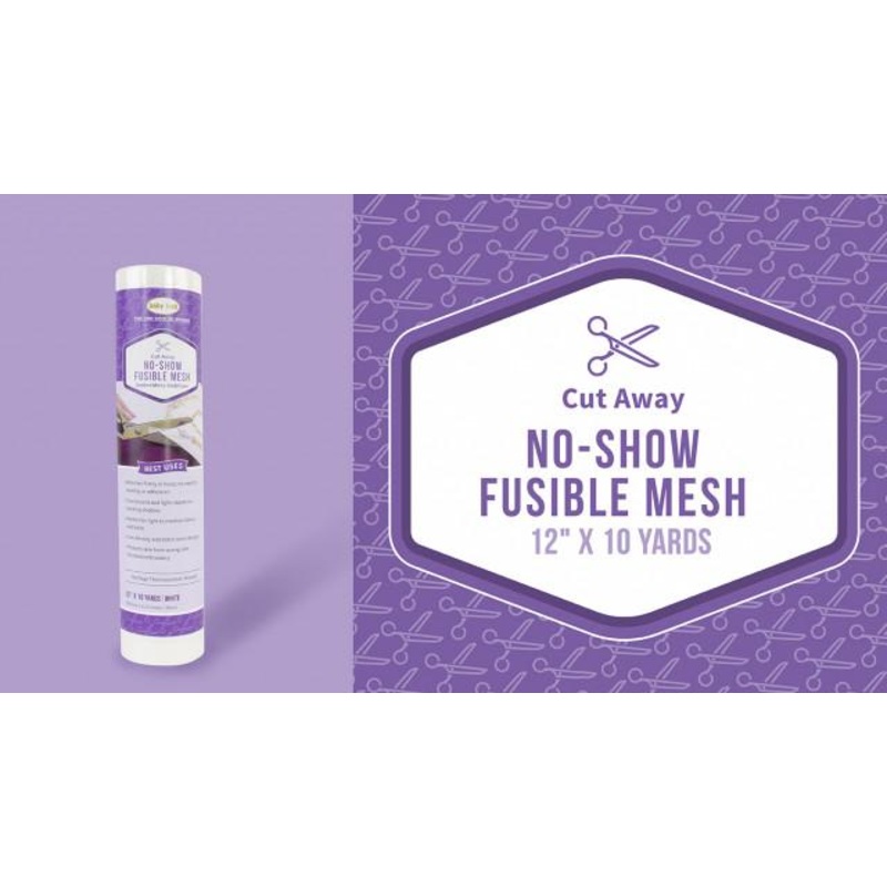 No-Show Mesh Fusible Stabilizer – 1.5 oz Medium White – BLC304