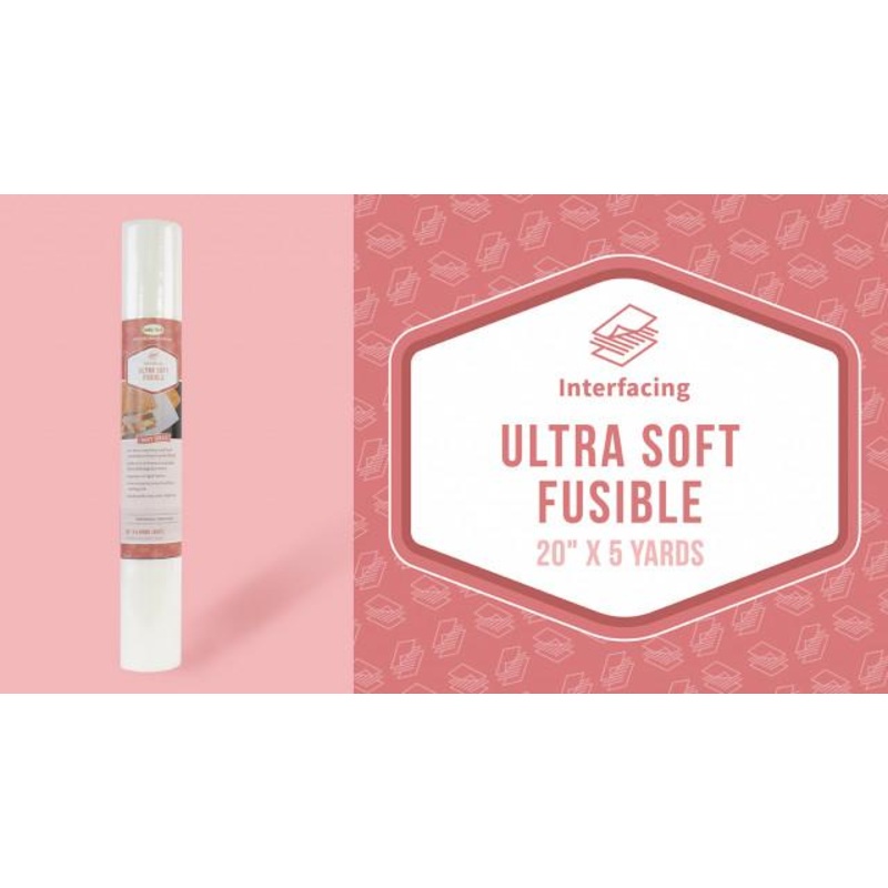 Ultra Soft Fusible Cut-Away 3.2 oz 20″ Wide Stabilizer BLC204 – BLC204