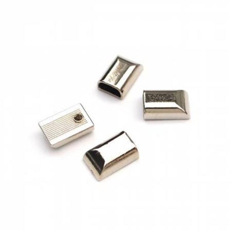 Zipper Stopper Nickel4pcs for zipper/cord ends
