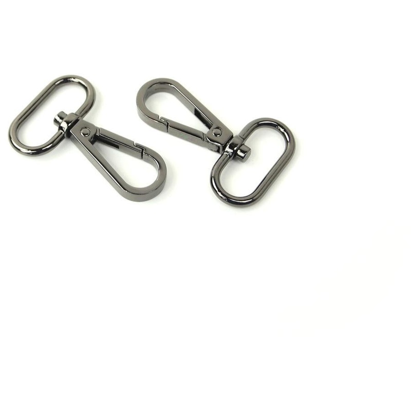 1″ Swivel Hooks 2/pkg-Gunmetal STS139B