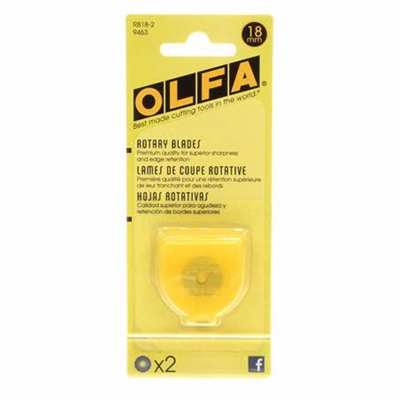 18mm Rotary Blade 2CT- Olfa 9463