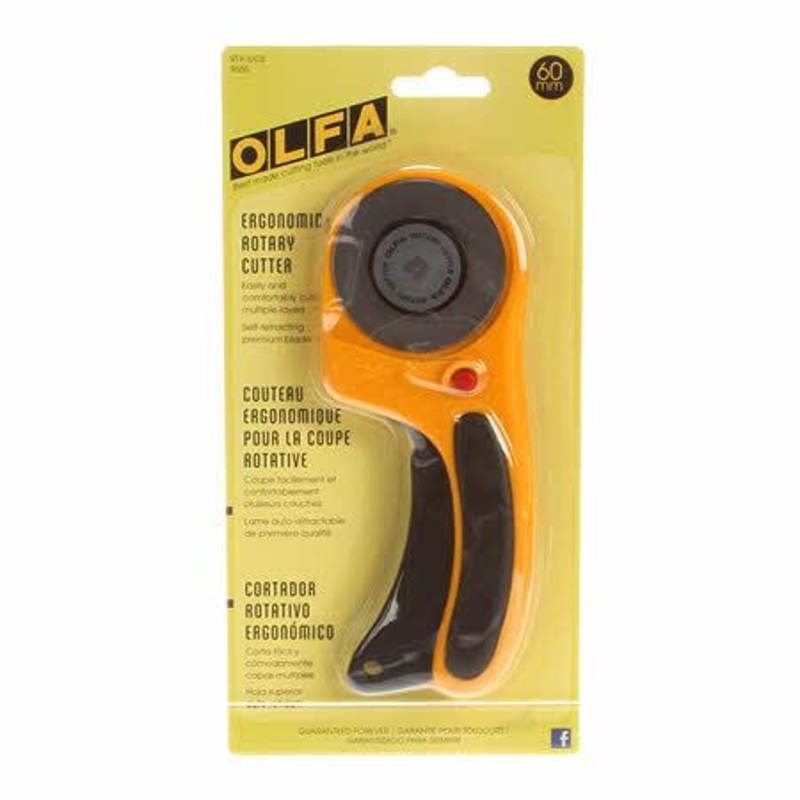 60mm Deluxe Ergonomic Rotary Cutter – RTY3DX